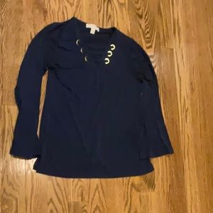 Michael Kors Blue Blouse